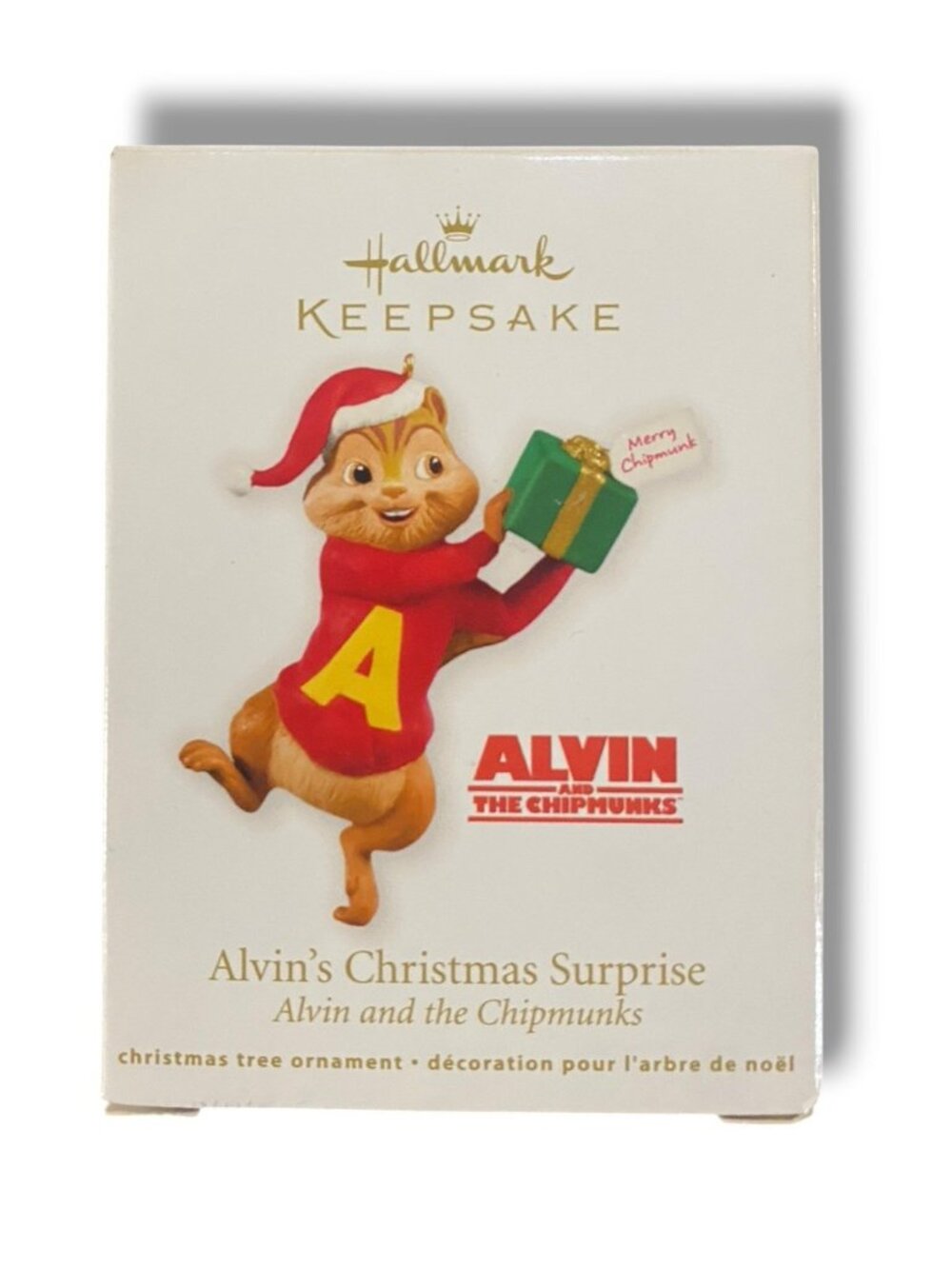 New Vtg 2011 Hallmark Keepsake Ornament Alvin & the Chipmunks Christmas Surprise